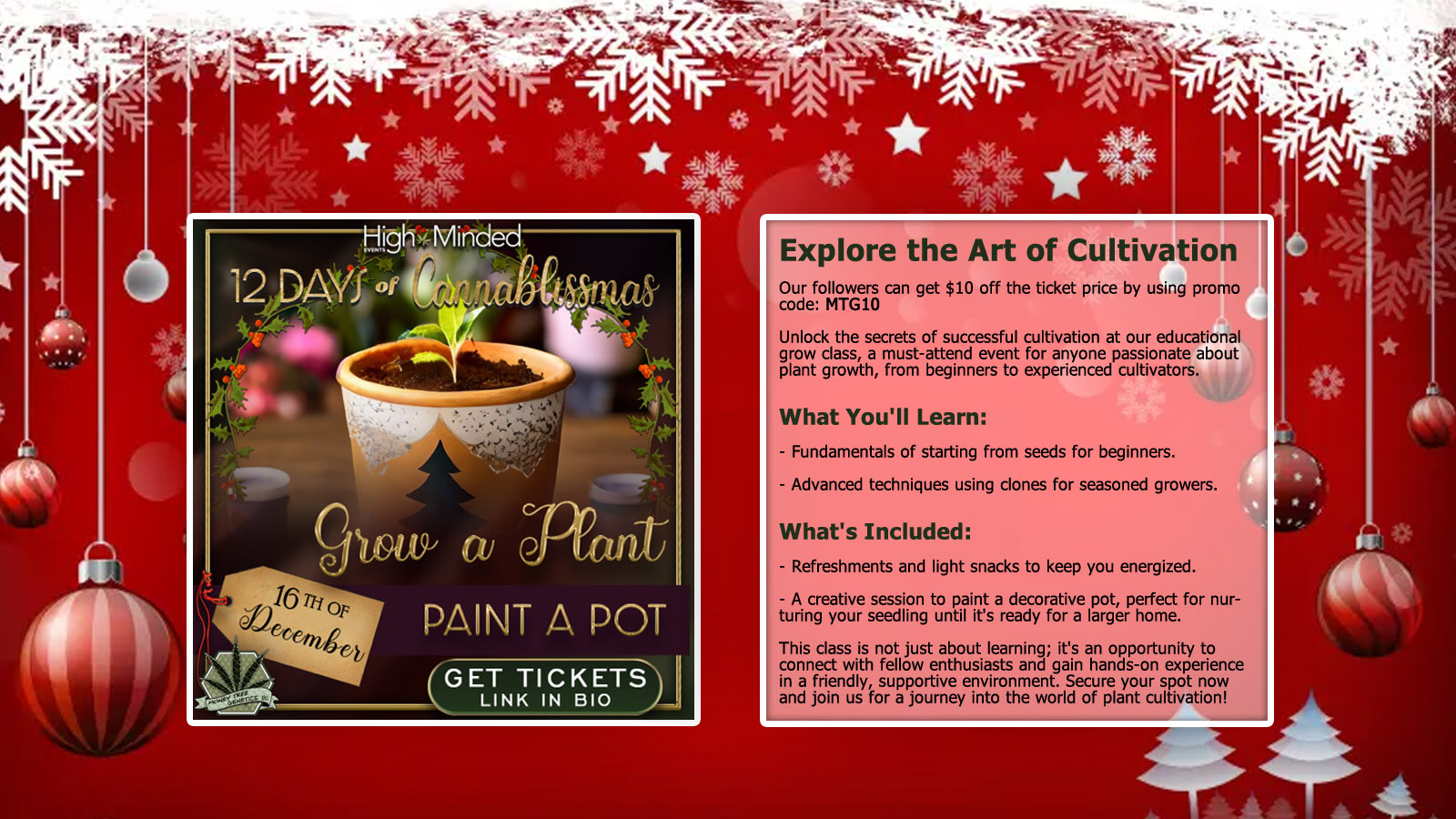 You are currently viewing Explore the Art of Cultivation: Educational Grow Class